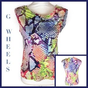 G Wheels Multi Colored Tank Size L